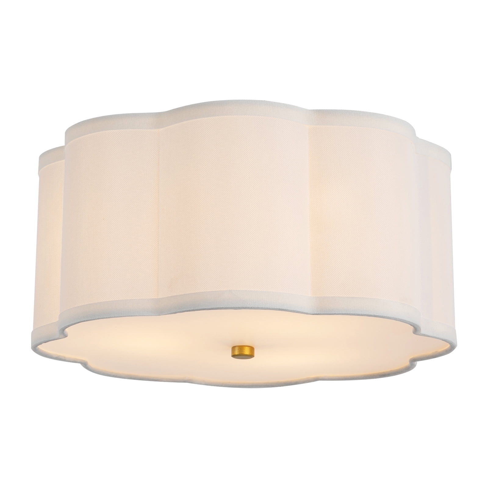 110V 8 Petals Indoor Creamy White Flush Mount Ceiling Light Ceiling Light Fixture for Living Rooms Bedrooms Kitchens