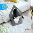 thumbnail image 5 of Bins & Things Shark Kids Laundry Hamper | Toy Organizer Basket | Baby Clothes Nursery, 5 of 7