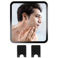 thumbnail image 1 of Espejo de afeitar antivaho para ducha Fgmiawmist con 2 soportes, 1 of 7