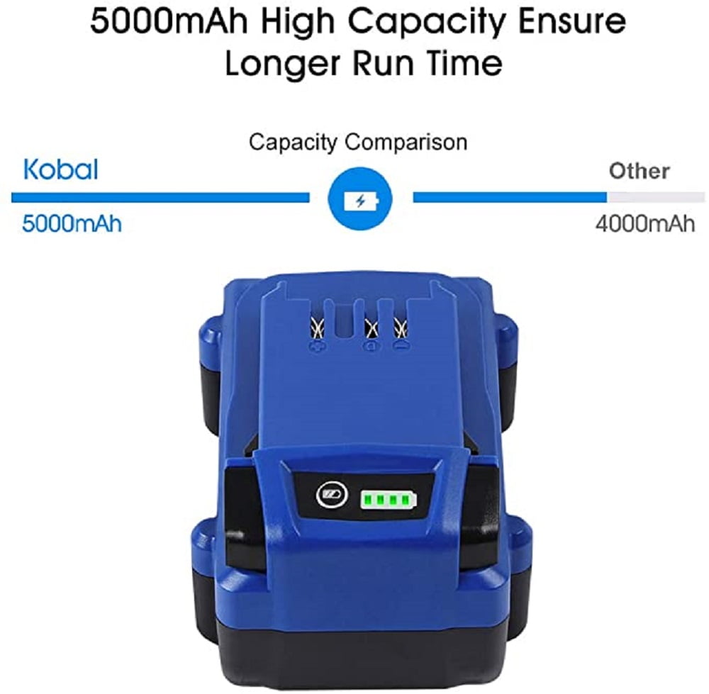 TenHutt 5.0Ah Replacement Battery for Kobalt 24V KB624 03 KB524 03 KB424 03 KB224 03 0673802 2Pack Walmart