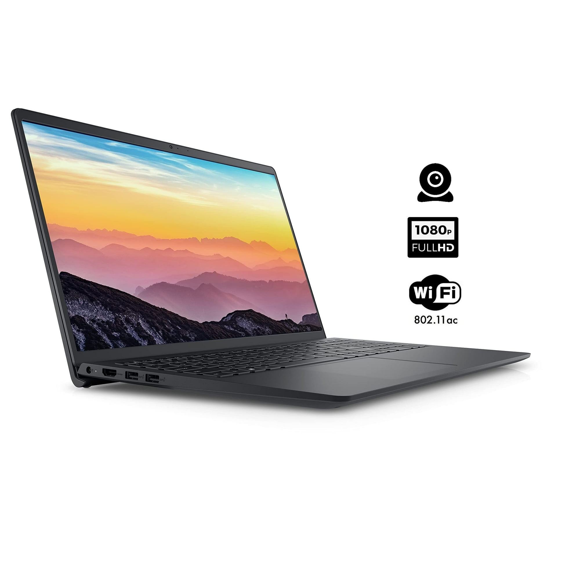 Dell Inspiron 15 3530 Business Laptop, 15.6" FHD Touchscreen, Intel Core i5-1334U, 16GB RAM, 512GB PCIe SSD, Office 2024 Lifetime, Windows 11 Pro, HDMI, Wi-Fi 6, Black