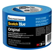 ScotchBlue Original Multi-Surface Painters Tape, Blue, 0.94 inches x 60 yards, 3 Rolls