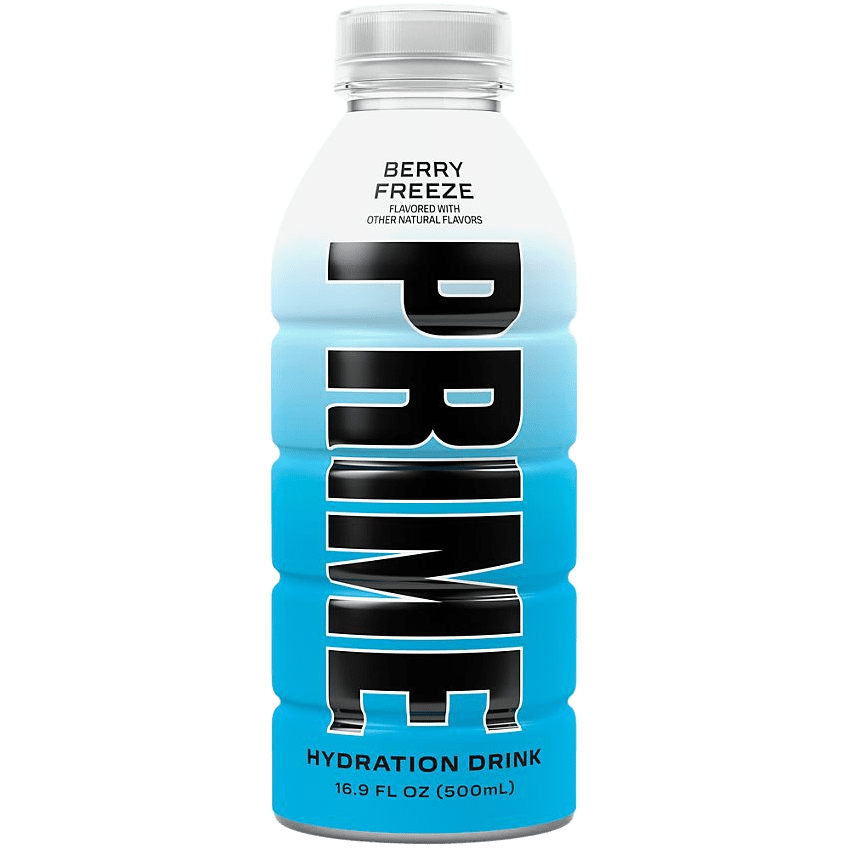 Prime Hydration Sports Drink Berry Freeze,Future Freeze & Cherry Freeze VARIETY PACK, Electrolyte Enhanced,250mg BCAAs,Antioxidants,Low Sugar, 16.9 FL OZ (6 PACK)