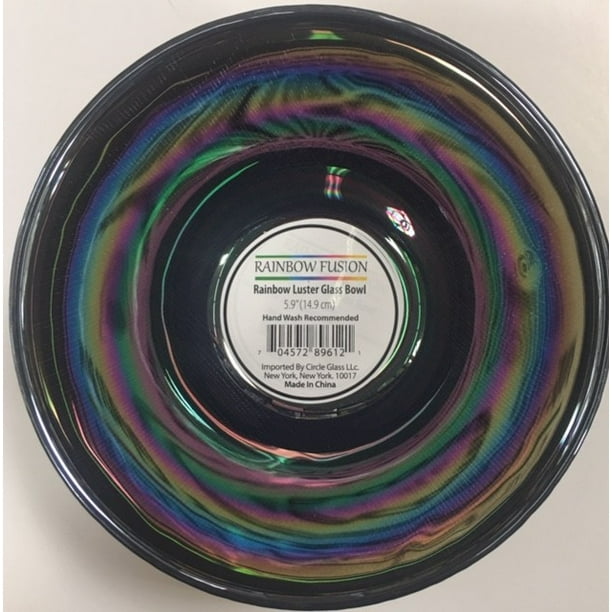 Circleware Glass Iridescent Bowl - Walmart.com - Walmart.com