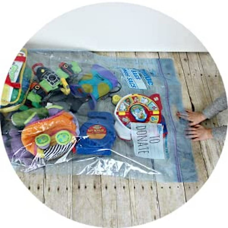 SC Johnson Ziploc Big Bags Large 5 Count Plastic Zipper Storage for Clothing Walmart