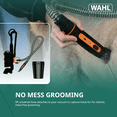 thumbnail image 4 of Wahl Groom & Vacuum Pet Grooming Kit – Cordless Lithium Handle with Clipper, Trimmer & Nail Grinder, Vacuum Hose Attachments, 2-Speed Motor for Medium & Long Hair Dogs, Model-58496, 4 of 10
