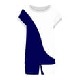thumbnail image 5 of Conjunto de Pantalones de Cuello Redondo Y Cordón de Manga Corta Impresa para Mujeres Conjunto de Poliéster, Desgaste Casual sin Posicionamiento para Mujeres, 5 of 5