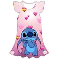thumbnail image 1 of Vestido de punto de Disney 2023 nuevos disfraces chico ropa de fiesta de cumpleaños Halloween Cosplay Stich regalos Casual faldas de una pieza Clothing9T Gao Jinjia LED, 1 of 2
