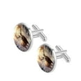 thumbnail image 2 of Elk Elegant Men's Stainless Steel Cufflinks for Business Attire and Formal Events, 2 of 6