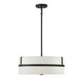thumbnail image 2 of Trade Winds Lighting 4-Light Pendant Light In Matte Black, 2 of 6
