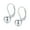 Fixed Ball-6MM, variant on 925 Sterling Silver Jewelry Light-Weight Dangle Ball Drop Leverback Earrings for Women 10MM
