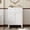 White, variant on 24" Moisture-resistant Modern Freestanding Vanity Cabinet, Modern Bathroom Cabinet with multi-layer storage space, Freestanding Vanity with french retro style for daily bathroom storage, White