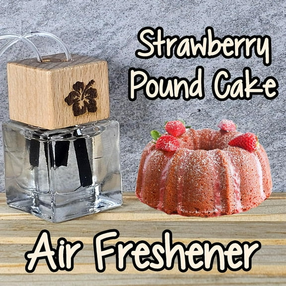 Strawberry Pound Cake Car Air Freshener