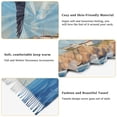 thumbnail image 4 of Painting Birds Sea Towers Winter Scarf for Women Fashion Warm Long Soft Blanket Scarves Gifts, 4 of 10