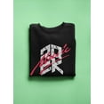 thumbnail image 3 of Rock Music Hand Drawn. Sweatshirt Men -Image by Shutterstock, Male Small, 3 of 4