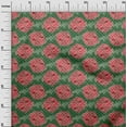 thumbnail image 3 of oneOone Cotton Jersey Green Fabric Asian Japanese Koi Fish Fabric For Sewing Printed Craft Fabric By The Yard 58 Inch Wide, 3 of 4