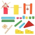 thumbnail image 2 of Shisuyan Kit de Jouets Dominos Résistant à l'Automne Jouets Préscolaires 26 Pcs 2.4x1x1In, 2 of 9