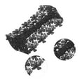 thumbnail image 3 of Unique Bargains 1 Pc Fashion Faux Pearl Floral Wide Headwrap Black, 3 of 5