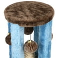 thumbnail image 6 of Penn-Plax Cat Toy Activity Center with Sisal Ball Bells and Swatting Balls - Blue - Small, 6 of 6