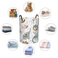 thumbnail image 6 of Gaeub Cute Colorful Animal Dirty Clothes Storage Basket, Toy Storage Bin for Storing Clothing, Diapers, Toys - Small, 6 of 8