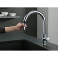 thumbnail image 5 of Delta Trinsic Single Handle Pull-Down Kitchen Faucet in Arctic Stainless 9159-AR-DST, 5 of 13