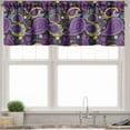 thumbnail image 3 of Ambesonne Paisley Valance & Curtain, Colorful Abstract Geometry, 55"x30", Multicolor, 3 of 7
