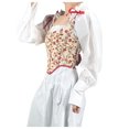 thumbnail image 4 of Gibobby Traje de camarera Sexy Mujer Corsé con cremallera adelgazante lateral de encaje para barriga (Beige, One Size), 4 of 5