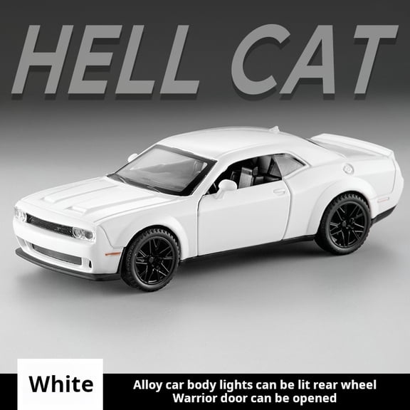 1:32 Die-cast Metal simulation  Hellcat  Alloy model car sound & light boys' toy gift Collectibles