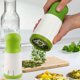 thumbnail image 2 of Spices Easy Grater Shredder Stainless Steel Garlic Coriander Chili Pepper Grater Spinner Double, 2 of 3