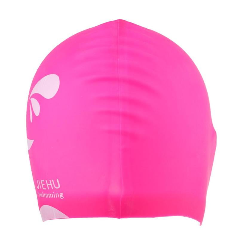 Silicone Swimming Cap Long Hair Large for Adult Waterproof Hat Durable 