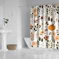 thumbnail image 2 of Rustic Autumn Farm Harvest Thanksgiving Day Shower Curtain,Reusable Bath Curtain with Hooks Friendly Polyester Fabric Curtains for Thanksgiving Day Fall Party Home Decor, 2 of 5