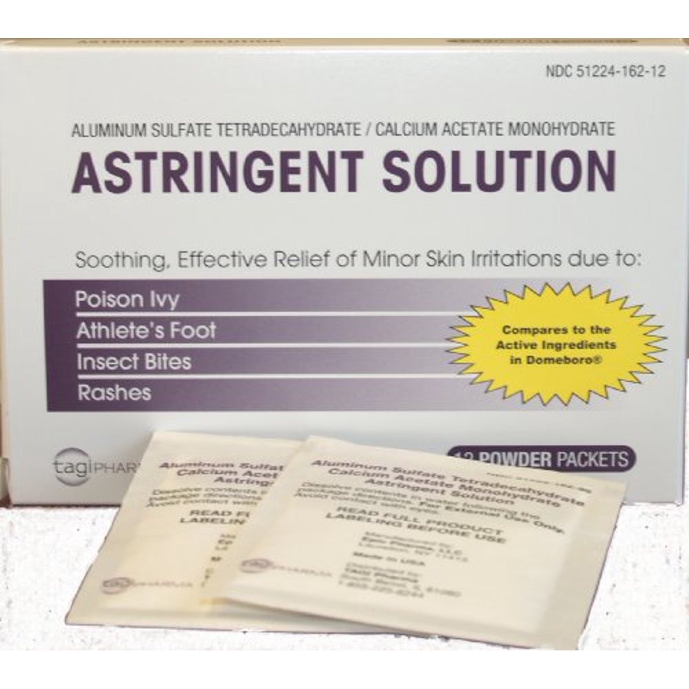 Aluminum Sulfate Astringent Solution for Skin Irritations 12 Powder