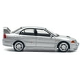 thumbnail image 3 of Mitsubishi Lancer Evolution IV RHD (Right Hand Drive) Steel Silver Metallic 1/64 Diecast Model Car by Pop Race, 3 of 6