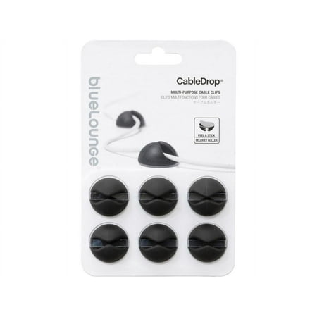 Advantus BlueLounge CableDrop MP Cable Clips