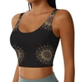 thumbnail image 2 of Fuzoiu Colorful Mandala Print Women's Sports Vest,U-Back Sports Tank,Gym Vests,Athletic Sleeveless Shirts,Exercise Undershirts,Yoga, Gym, and Dance Wear-Small, 2 of 8