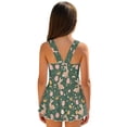 thumbnail image 2 of Xixirimido Rabbit Bunny Easter Eggs Print Girls One Piece Swimsuits Sleeveless Swim Dress for Girls Skirted Bathing Suit Hawaiian Skirt Swimwear UPF 50+ Sun Protection, 6-7 Years, 2 of 7