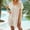 Beige, variant on Pitauce Bathing Suit Cover Up for Women Hollow Out See Through Swimwear Summer Loose Beach Vacation Bikini Swimsuit Coverup