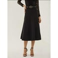 thumbnail image 3 of High Waist A-Line Midi Skirt, 3 of 5