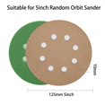 thumbnail image 4 of Lefu 25pcs 5 Inch 8 Hole Sanding Discs Hook & Loop Wet Dry Sandpaper 1000-5000 Grit, 4 of 9