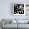 thumbnail image 4 of Trademark Fine Art Sharyn Bursic Black Scribble 2 Canvas Wall Art, 4 of 4