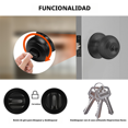 thumbnail image 5 of Este producto es ideal para ser utilizado como una cerradura de la puerta delantera, una cerradura de la puerta trasera o una cerradura de la puerta del dormitorio, 5 of 5