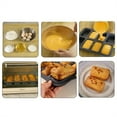 thumbnail image 5 of Silicone Mini Loaf Pan with Metal Frame 8 Cavities NonStick Brownie Tray, 5 of 9