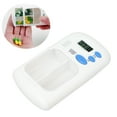 thumbnail image 4 of Smart Pill Dispenser, 2 Grids Small Buckle Automatic Pill Organizer 3 Buttons Portable  For Travel Home Use, 4 of 8