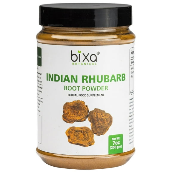 Indian Rhubarb - 7 Oz / 200g (Rheum Emodi), Supports Relief & Relaxations In Loose motions | Immune Booster & Healthy intestinal functions with Bitter crystals Laxative Properties
