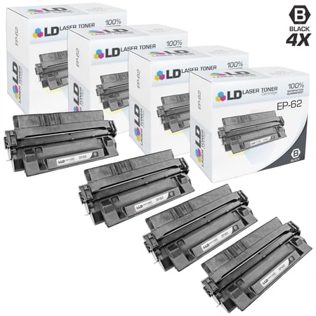 Remanufactured Toner Cartridge Replacement for Canon EP-62 3842A002 (Black  4-Pack)
