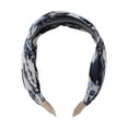 thumbnail image 4 of Accesorios Únicos 1 Pc Diadema de Chifón Plisada Exquisita Negro Azul Marino, 4 of 6