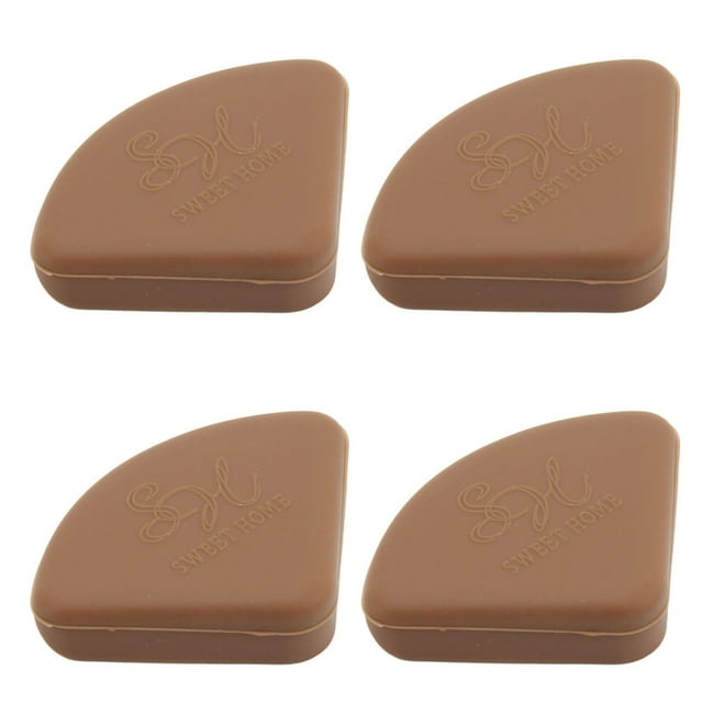 Pare-chocs Mince, Protecteurs de Meubles Garde Flexible Doux Fixation Sécurisée pour Machine à Laver Noir, Blanc, Marron