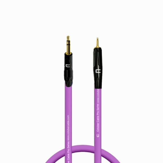 Coluber Cable 3.5 TRS Male TS to 3.5 TS Male - Pro Audio Interface Connector 1ft