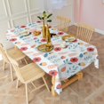 thumbnail image 3 of Pioneer Flower Floral Print Pattern Rectangle Tablecloth 60"x120", Waterproof Polyester Table Cloth, Wipeable Spillproof for Dining Camping Indoor Outdoor, 3 of 6