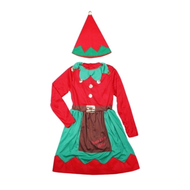 Conjunto de accesorios de disfraz navideño para fiesta de disfraces para niños. Juego de rol. Chicas L
